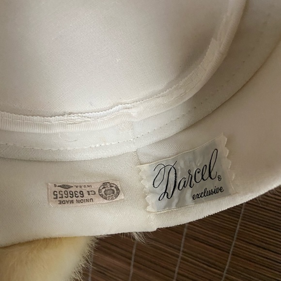 Vintage rabbit fur Hat and Collar - Picture 2 of 5